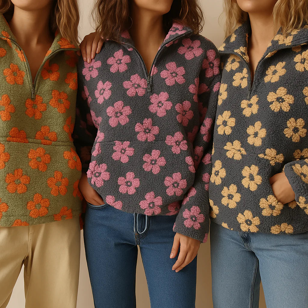 Daisy ~ Polarowy sweter Bloom