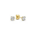Michaela timeless earring set with stones and precious gold finish