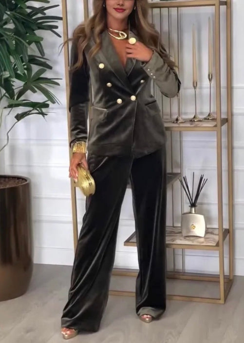 Nora - Elegancki zestaw z aksamitu