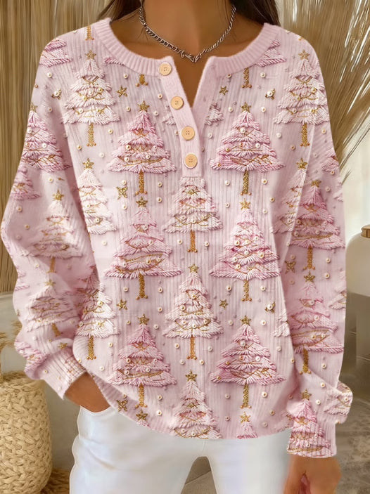 Pink Christmas Sweter