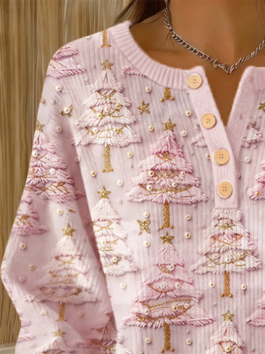 Pink Christmas Sweter