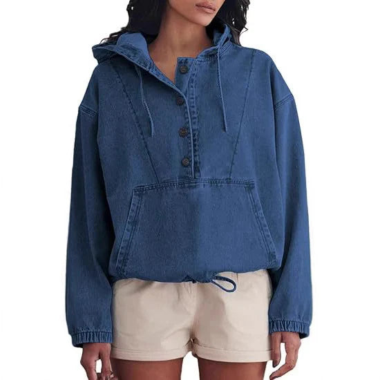 MECAELLA – Lekka kurtka z kapturem