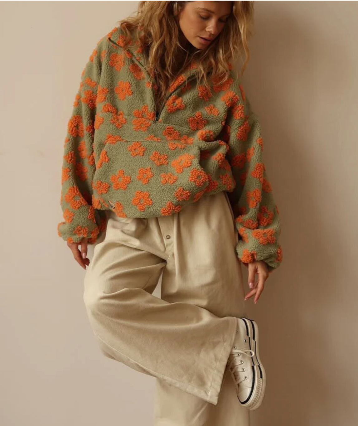 Daisy ~ Polarowy sweter Bloom