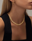 Cavaro gold chunky cuban link
