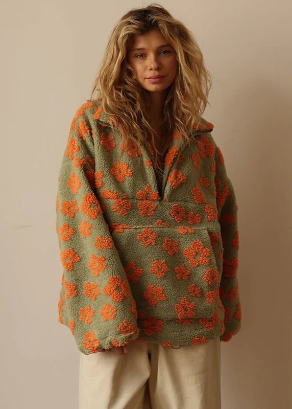 Daisy ~ Polarowy sweter Bloom