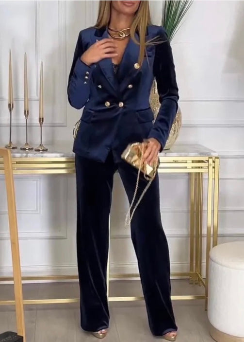 Nora - Elegancki zestaw z aksamitu