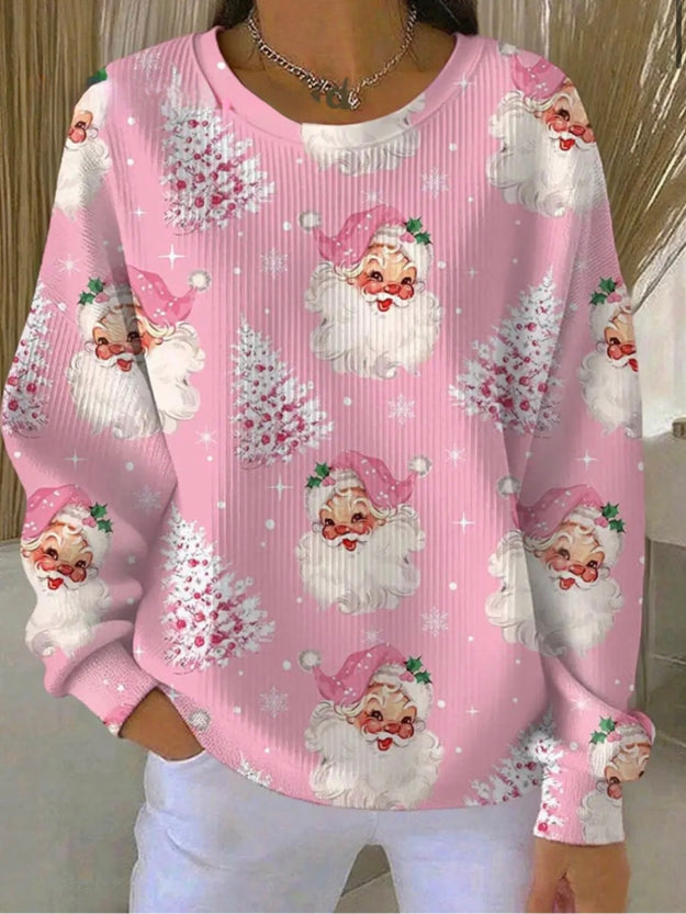 Sweter Santa in Pink
