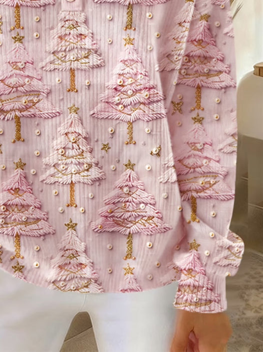 Pink Christmas Sweter