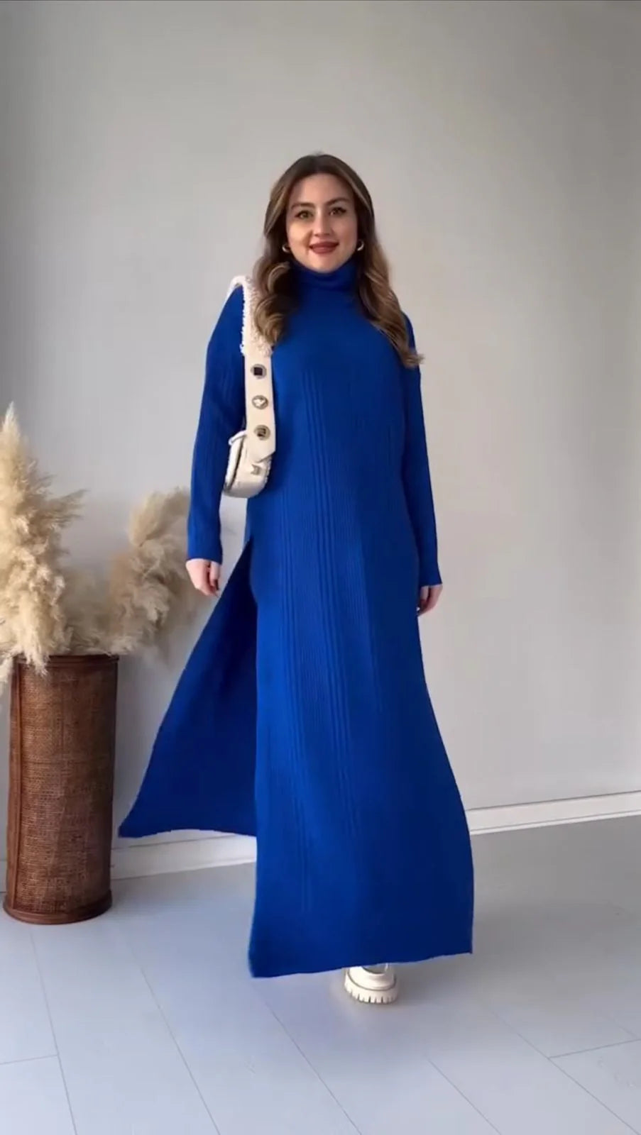 AMIRA - Elegancki zimowy komplet dwuczęściowy