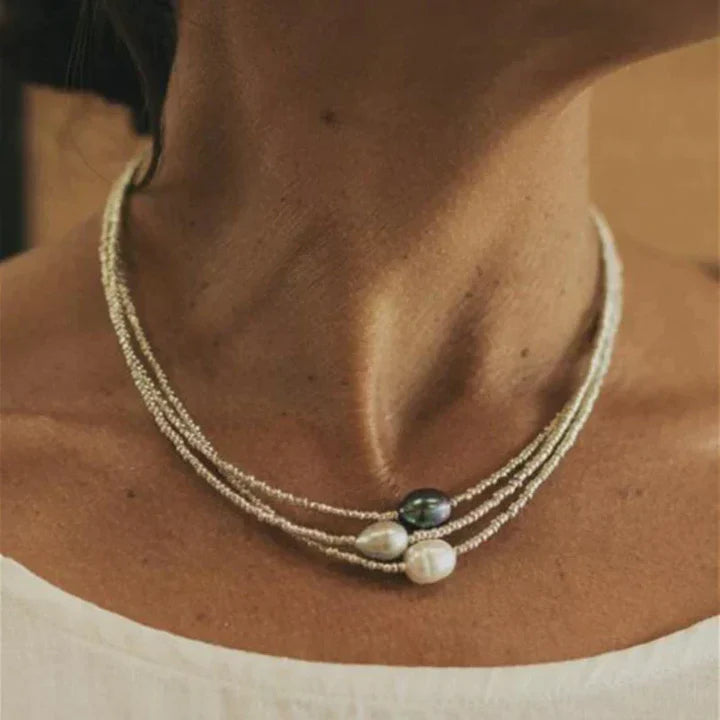 Perles Naturelles - Collier Vintage